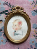 Custom Vintage Watercolor Portrait