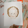 Custom Vintage Watercolor Portrait