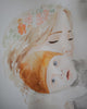 Custom Vintage Watercolor Portrait