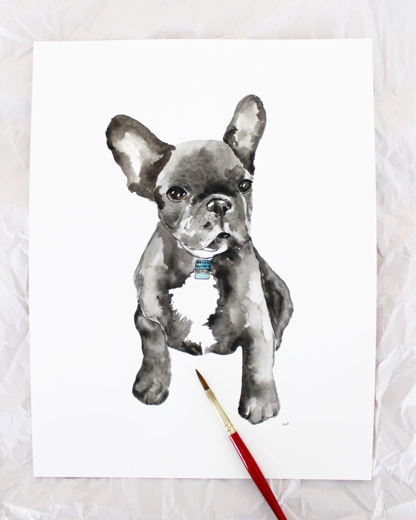 Custom Pet Portrait | Watercolor